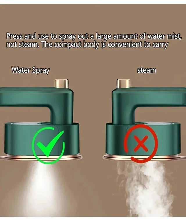 Portable handheld iron